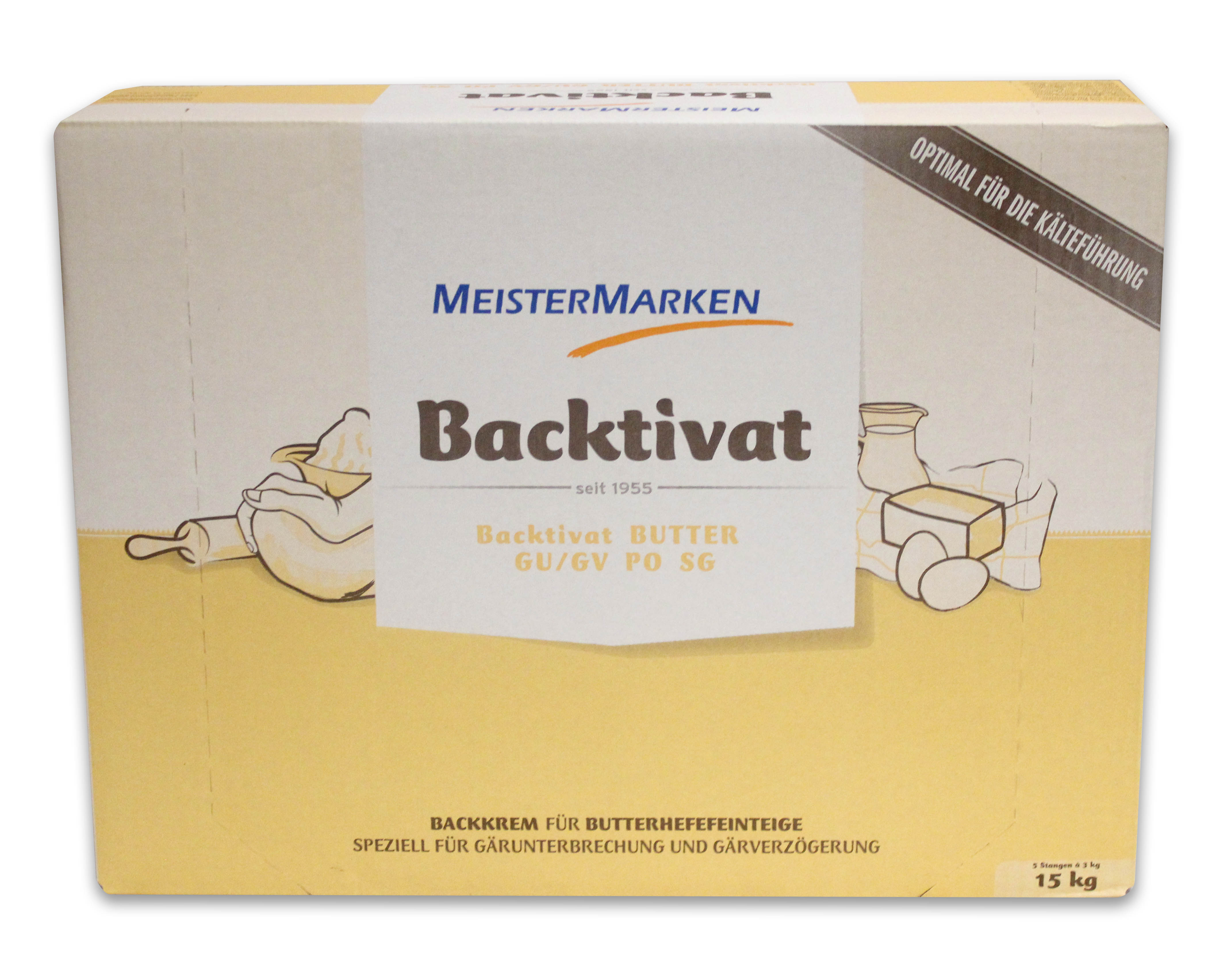 MeisterMarken Backtivat Butter GU/GV 5x3kg