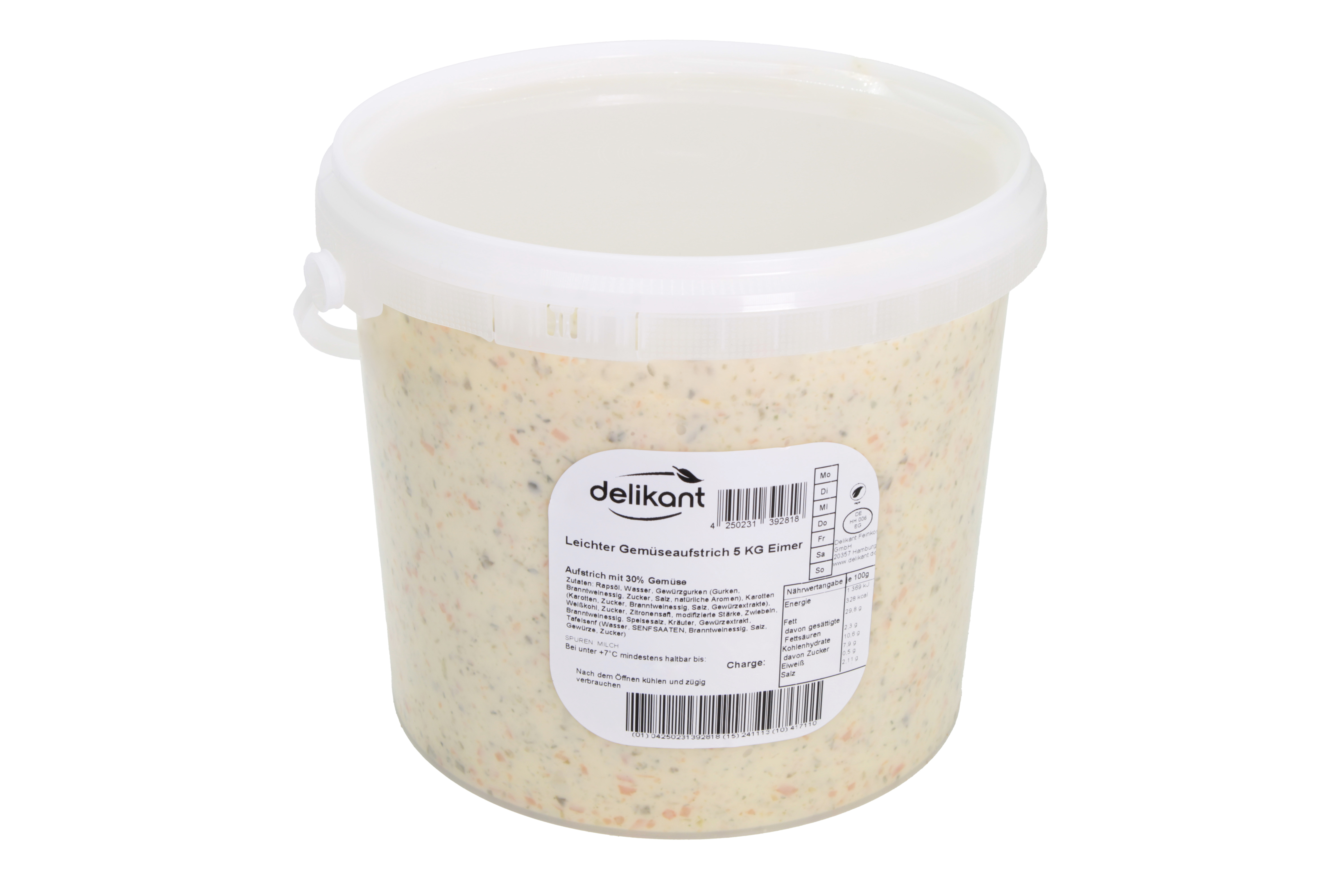 Delikant leichter Gemüseaufstrich 5Kg