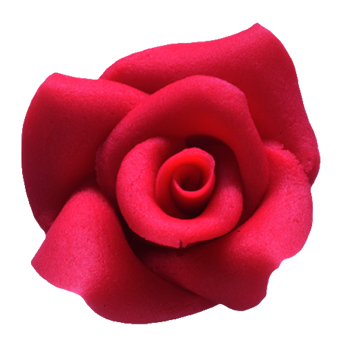 DreiDoppel Dekor Marzipan Rose rot 15er