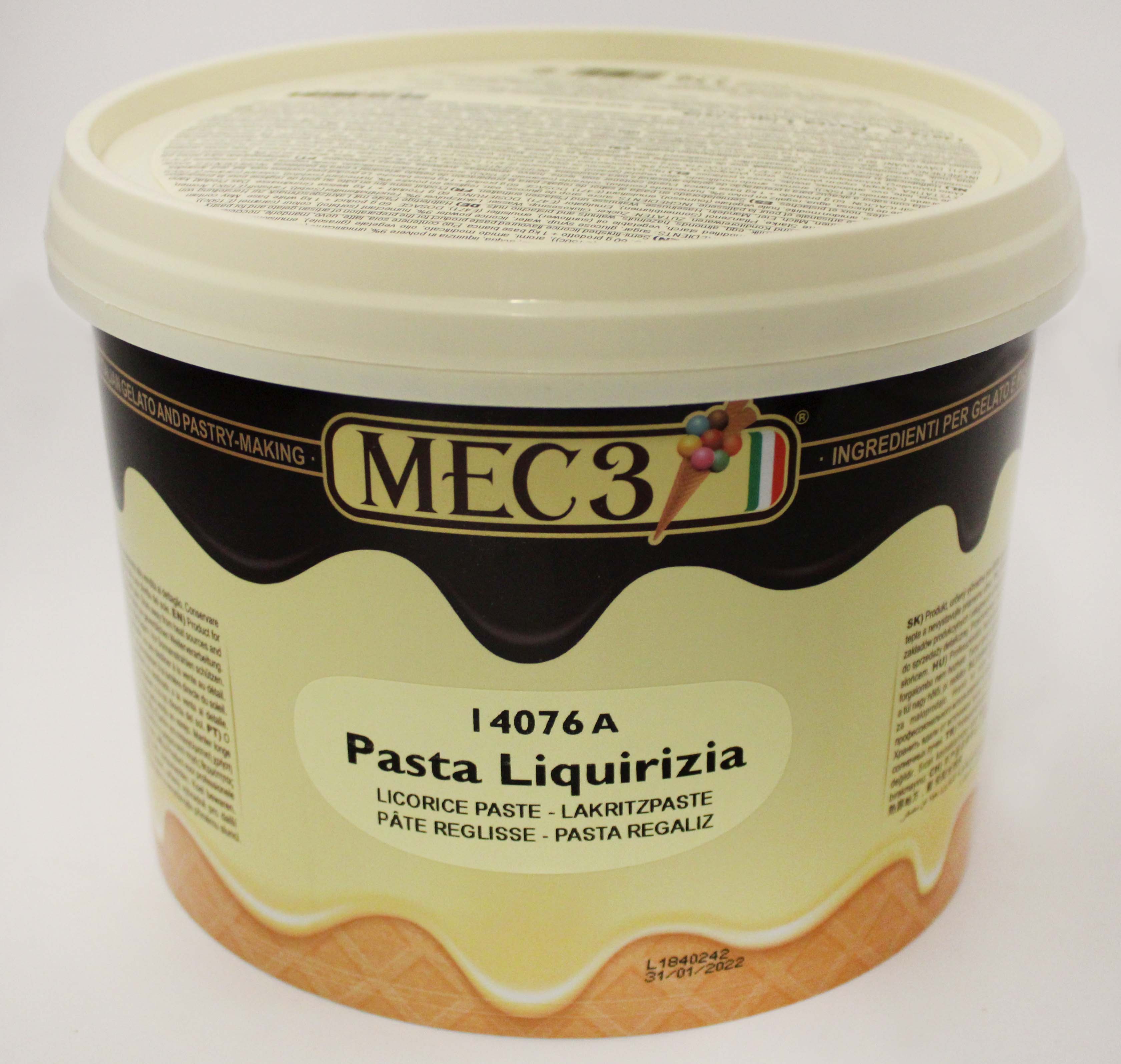 Mec3 Lakritz Eispaste 3kg