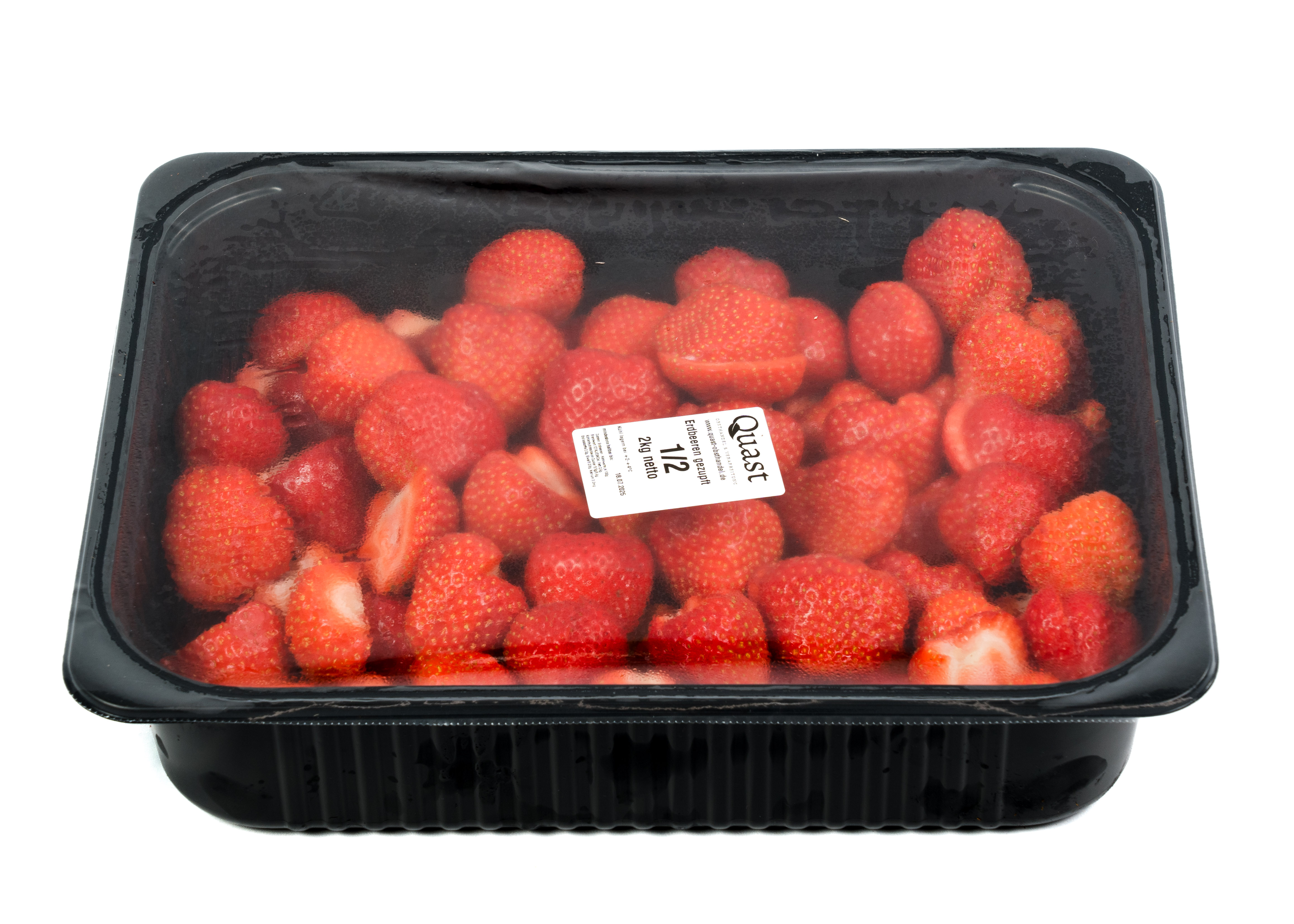 Frische Erdbeeren Halbiert 2kg