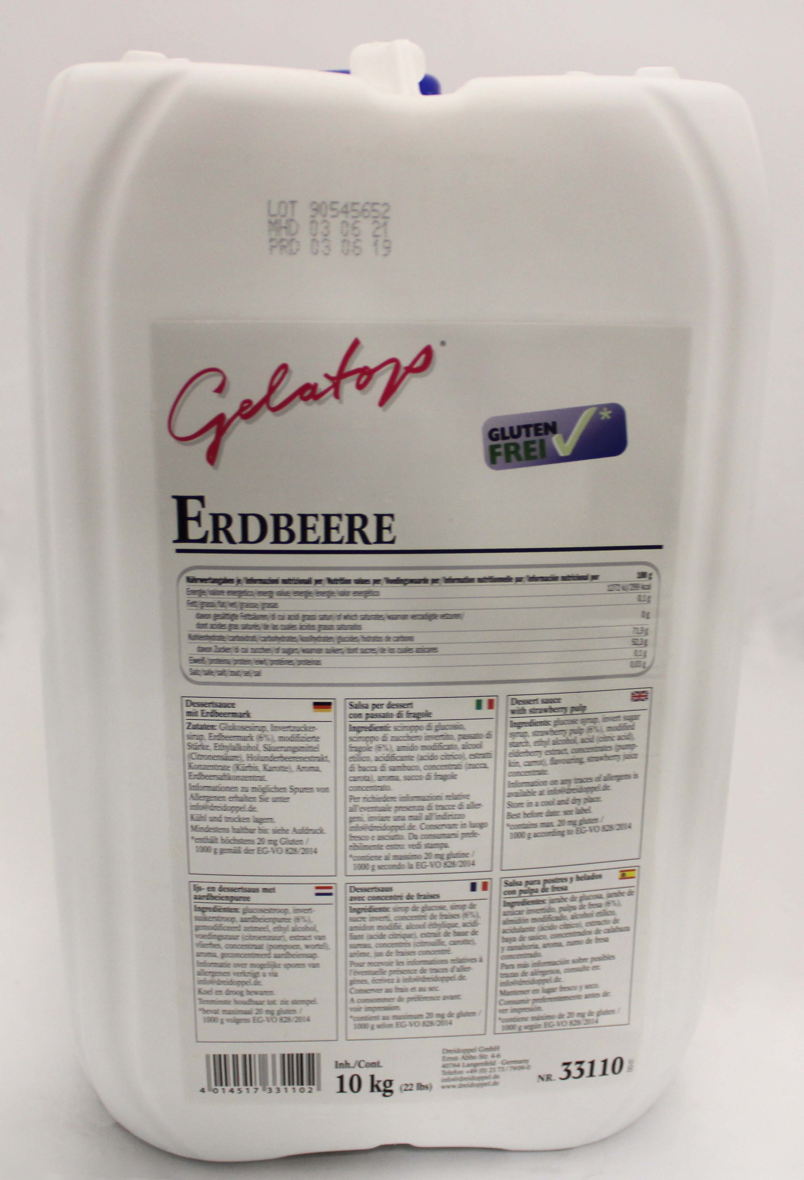 DreiDoppel Erdbeer Eisflip 10l | 20793 - Backring Nord