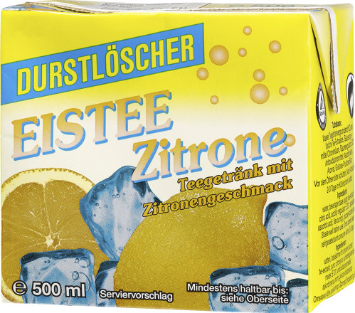 Durstlöscher Eistee Zitrone 12x0,5l