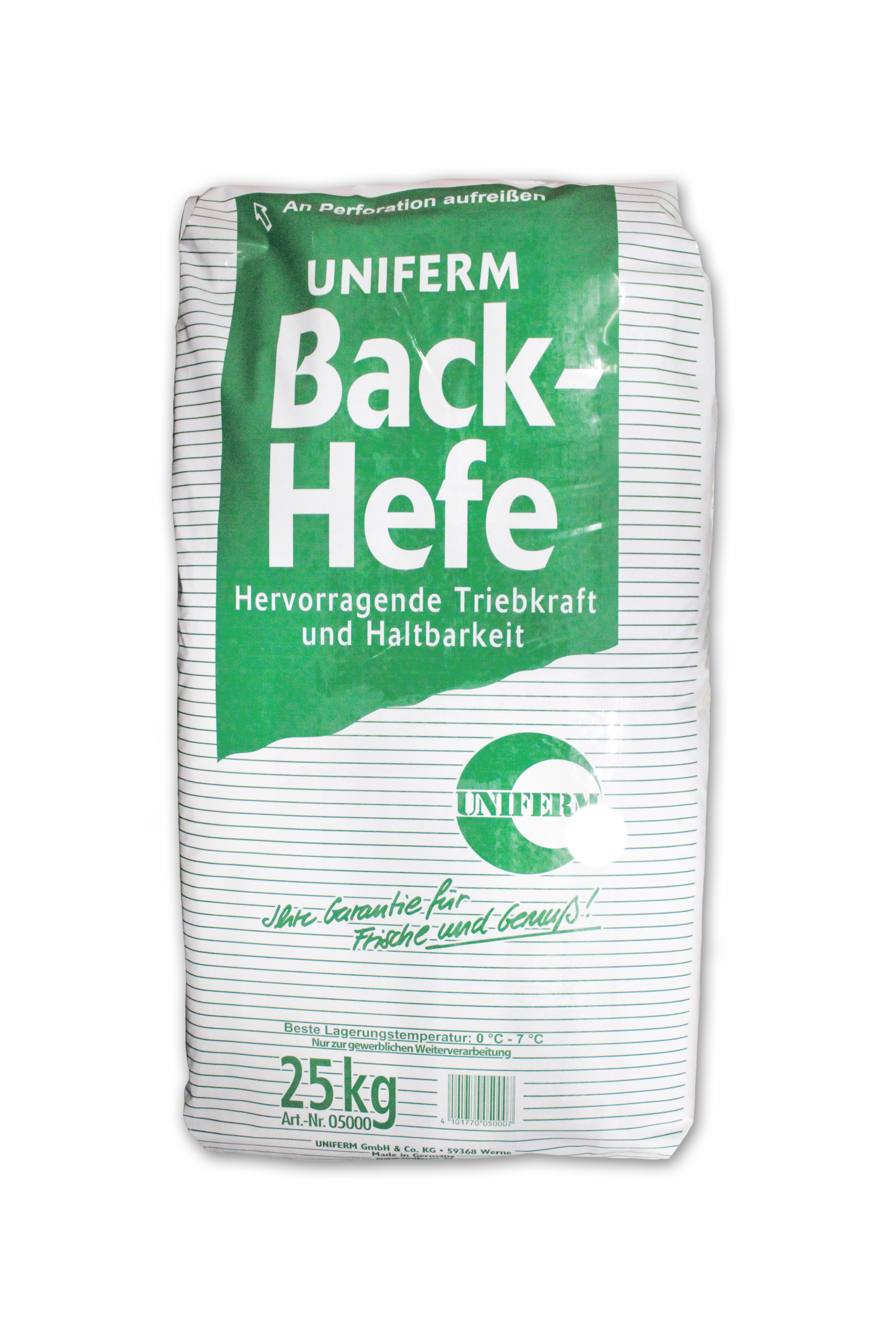 Uniferm Beutel Hefe 25kg