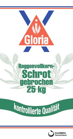 Gloria Korngut  Roggenvollkornschrot gebrochen 25kg