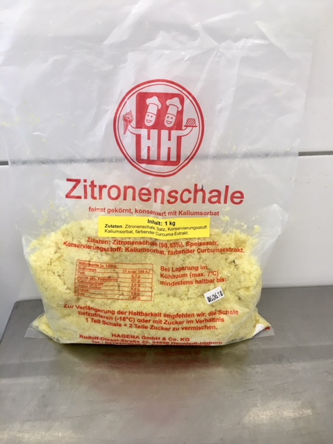 Zitronenschale ungezuckert 1kg