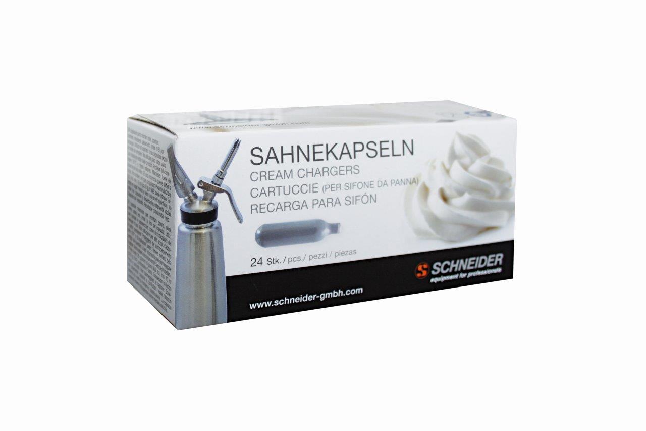 Einweg Sahnekapseln 24er