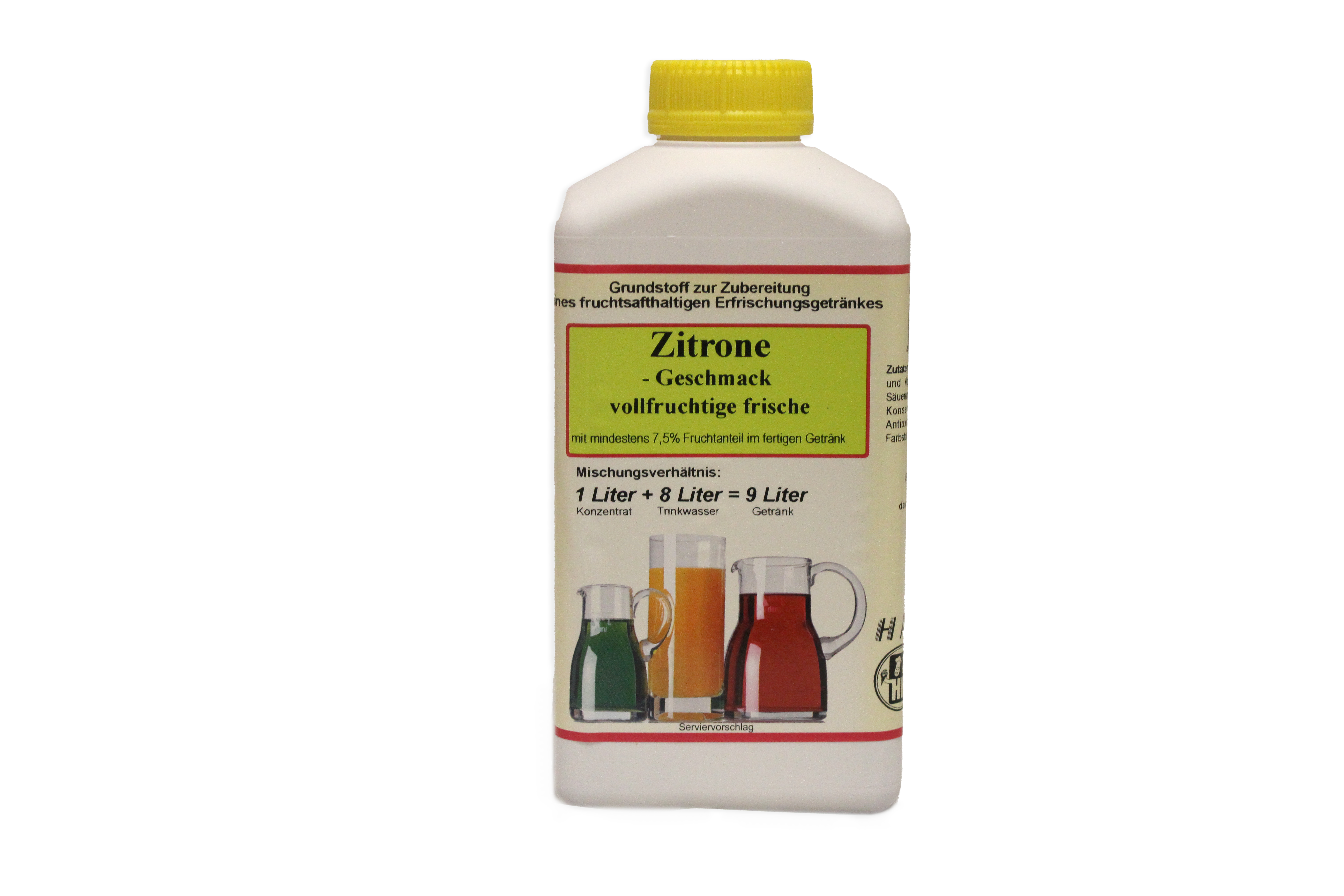 Zitronen Sirup 1l