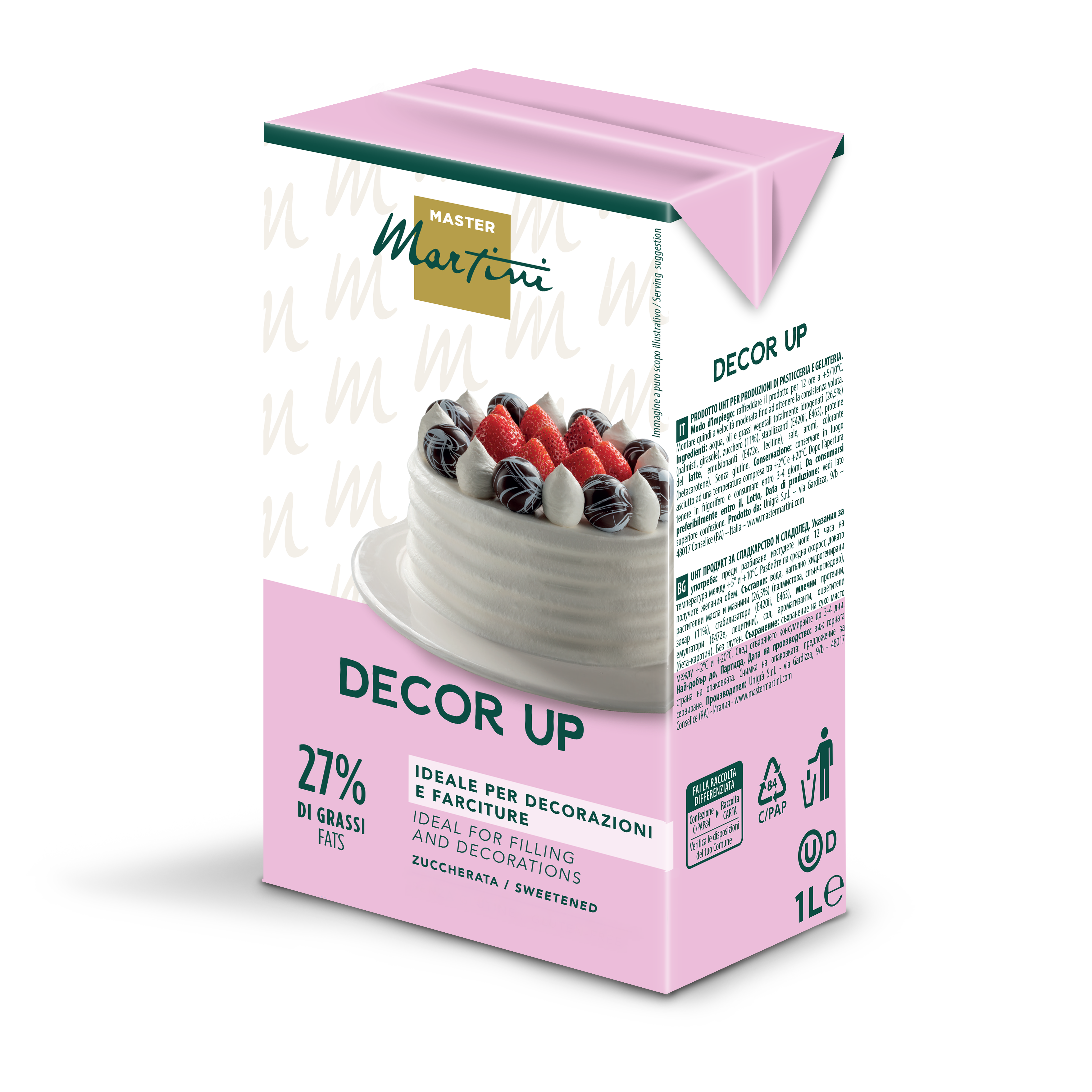 MasterMartini Decor up 10kg Bag in Box
