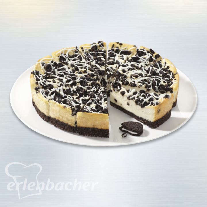 Erlenbacher Cookie&Cream  Cheesecake 2cm, 1700g Packung