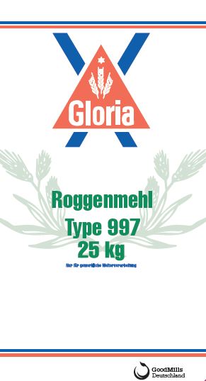 Gloria Korngut T Roggenmehl Type 997 25kg