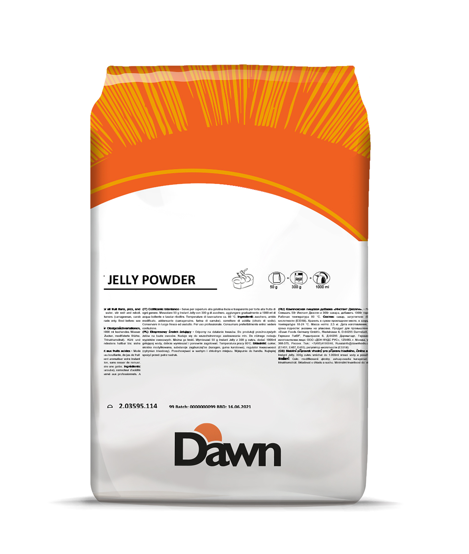 Dawn Instant Jelly 2x2,5kg