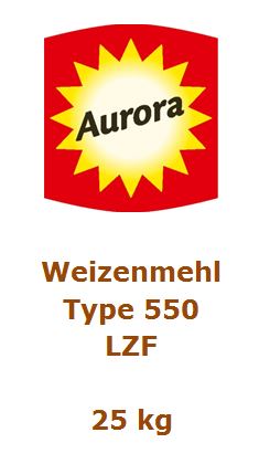 Aurora Type 550 Weizenmehl  Type 550 LZF 25kg
