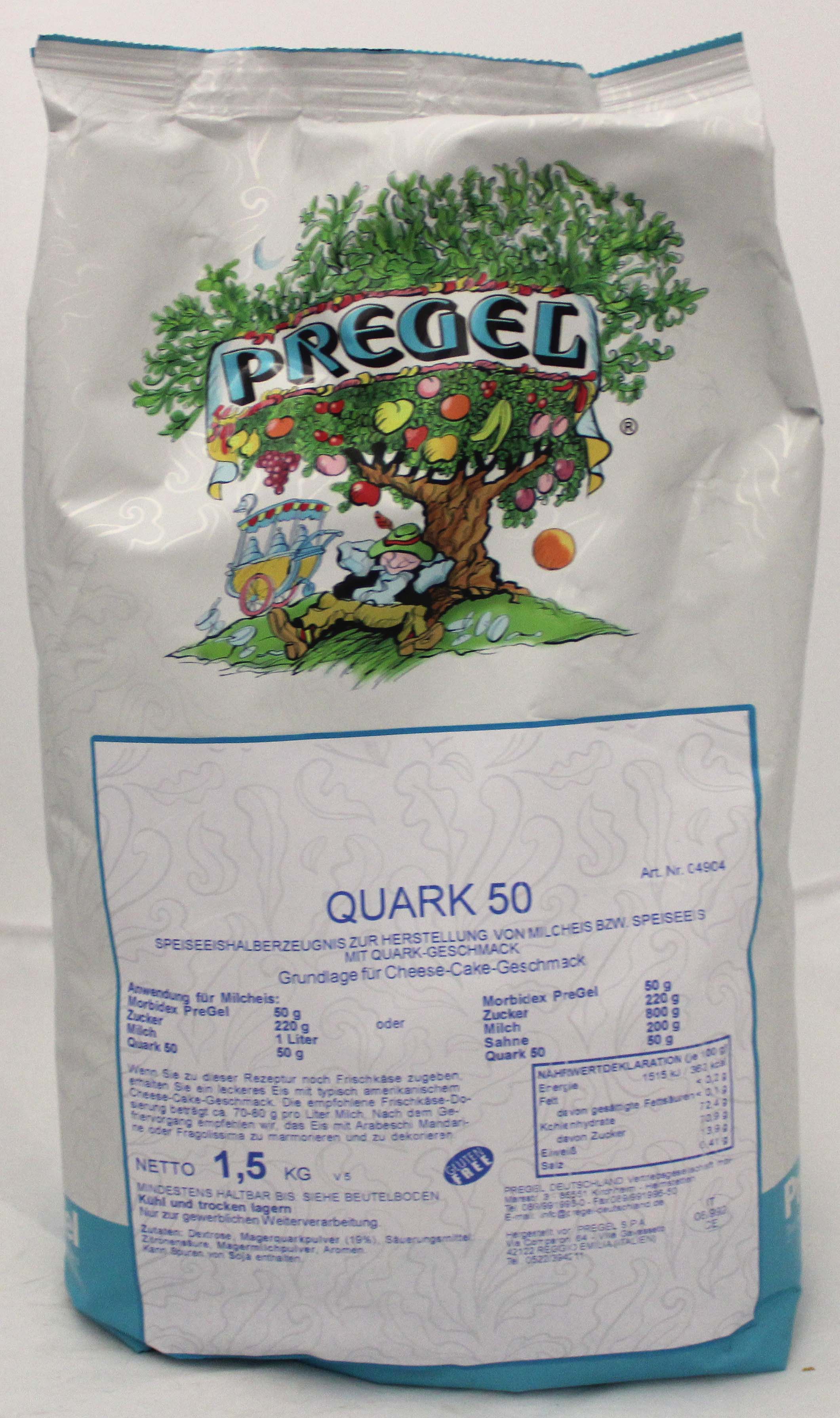 Pregel Quark 50 1,5kg Beutel 04904