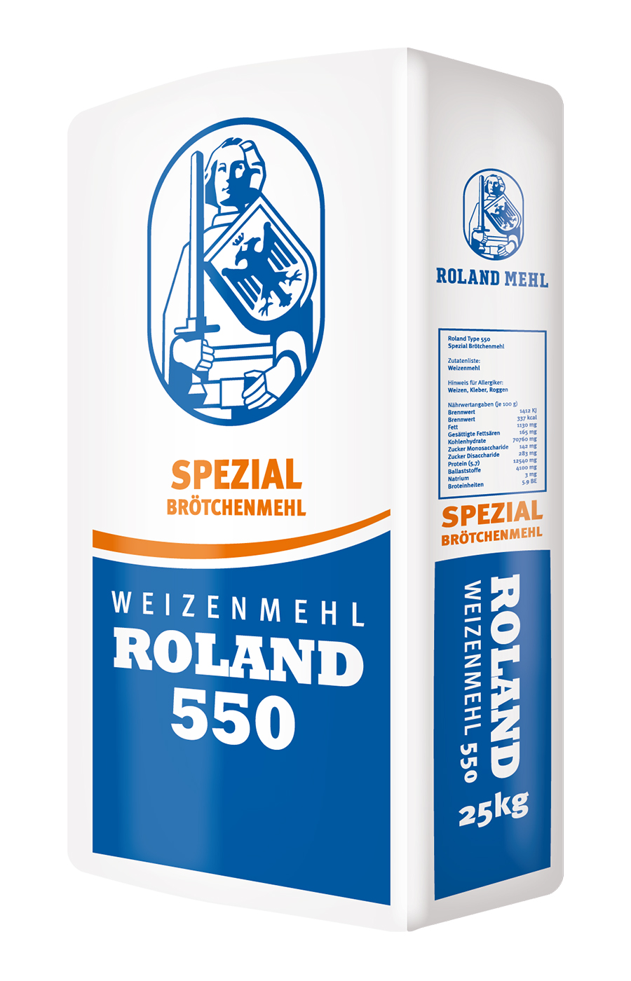 Roland Mills Weizenmehl Type 550 Spezial Brötchenmehl 25kg