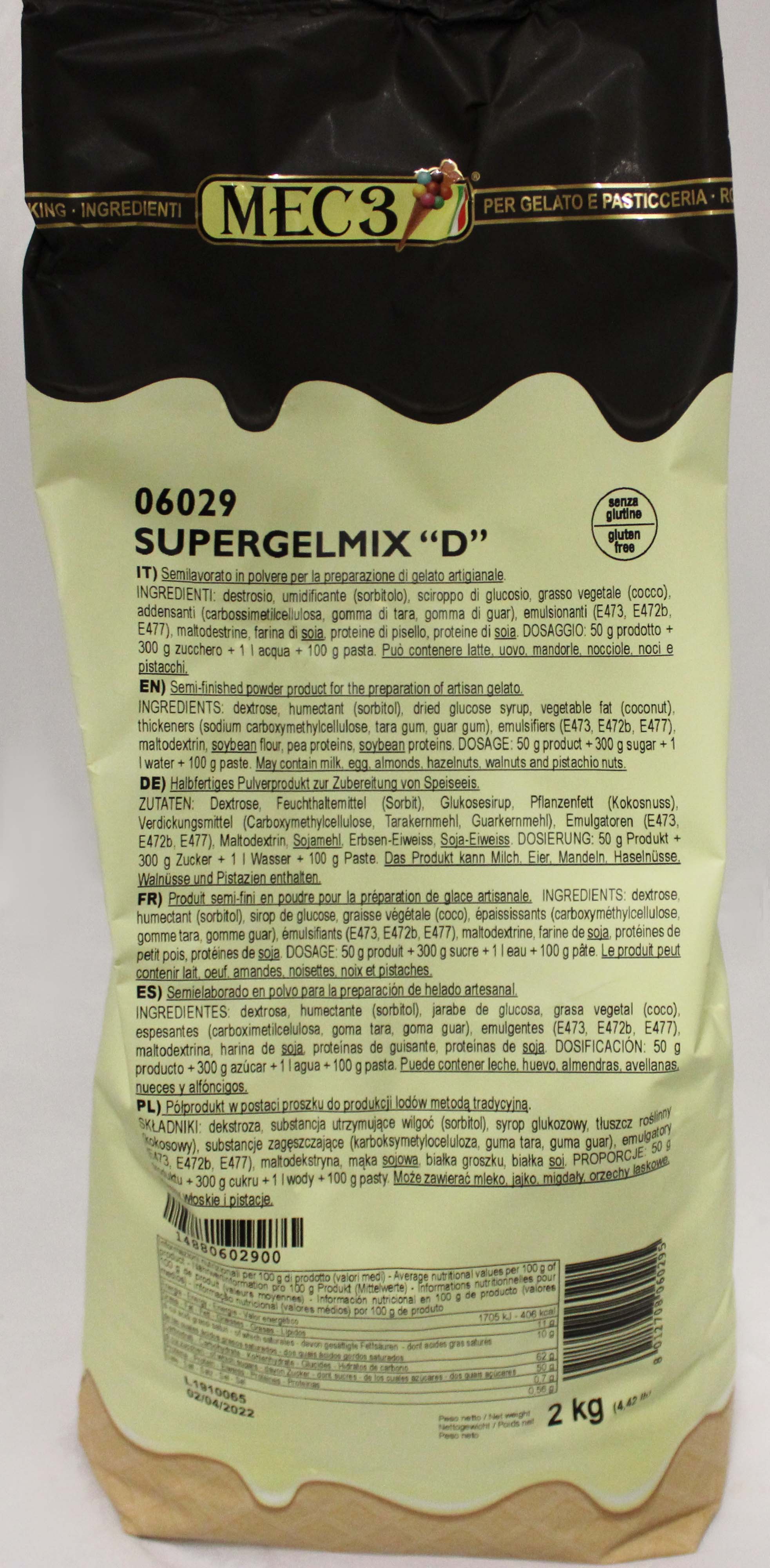 Mec3 Base Super Gelmix 2kg