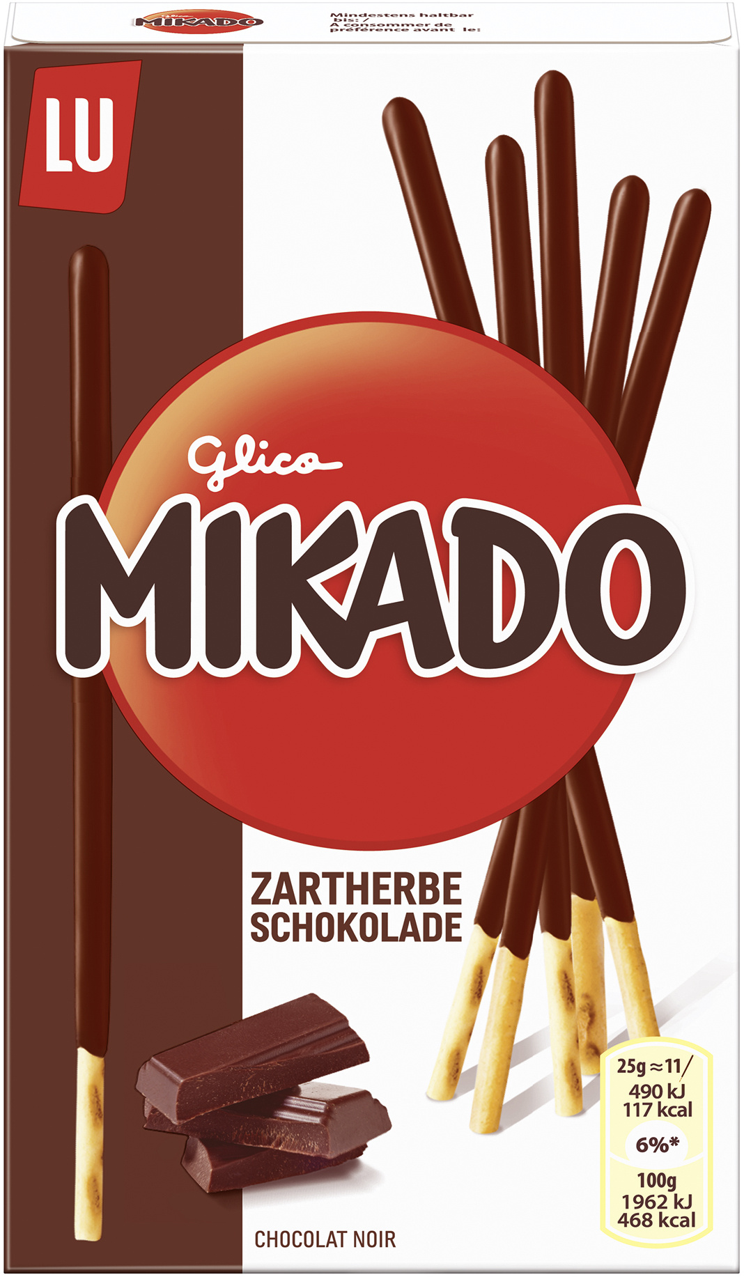 Mikado Stäbchen Zartbitter 24x75g