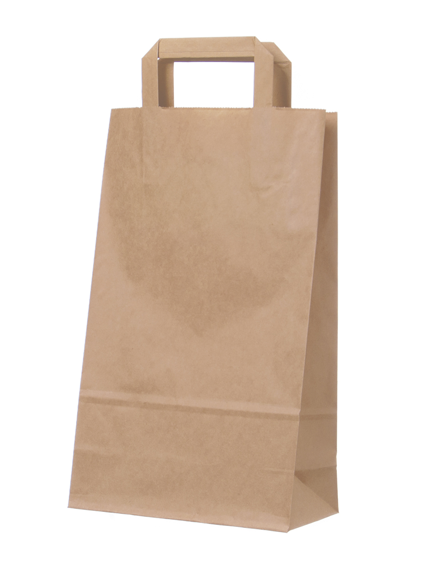 Papiertragetasche 26x10x36cm braun