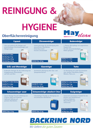 Hygiene und Reinigung