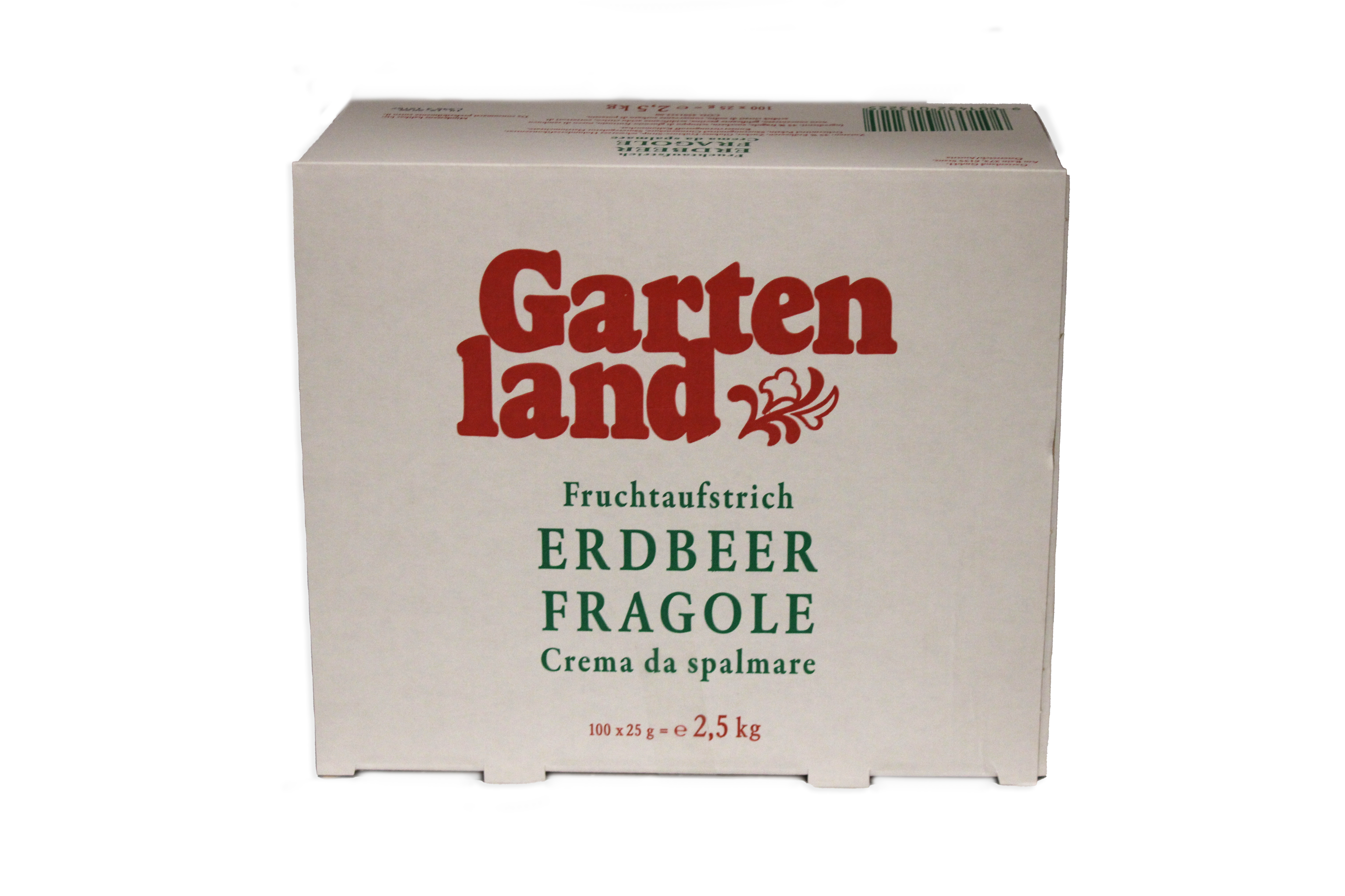 Gartenland Erdbeer Portionen 100x 25gr