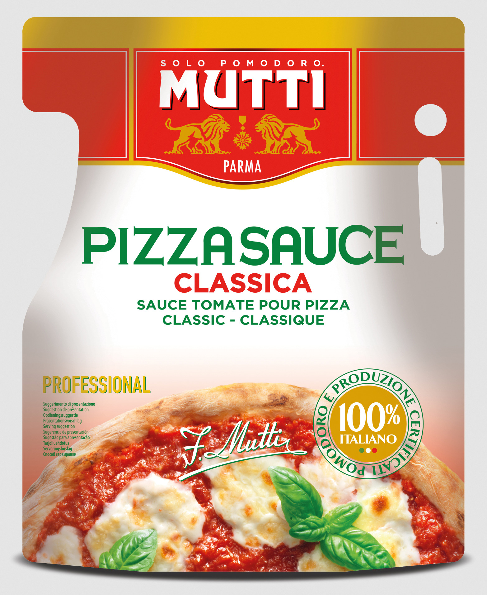 Mutti Pizza Sauce Classic 2x5Kg Karton