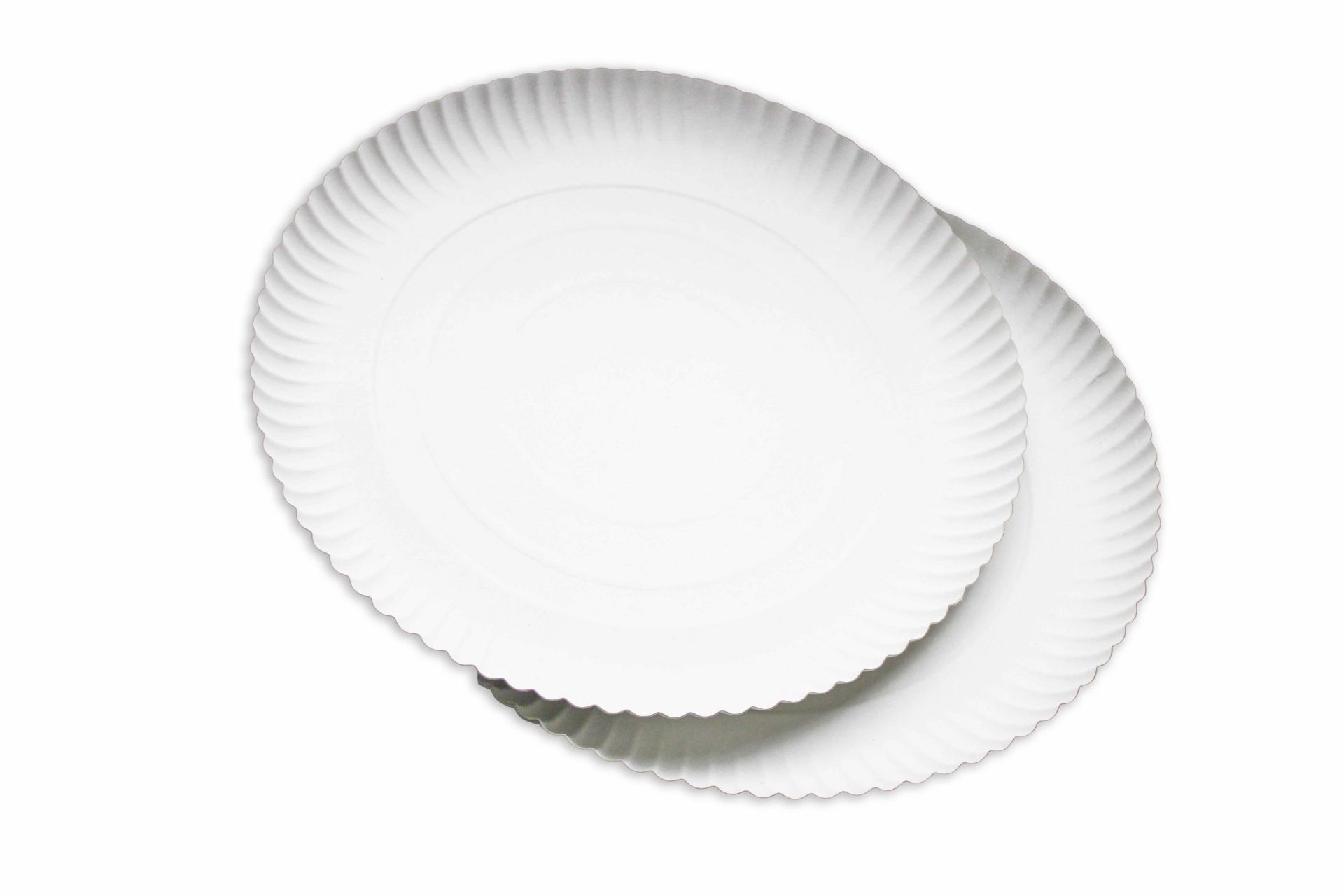 Pappteller 28cm mit Rand, rund 250x | 71924 - Backring Nord